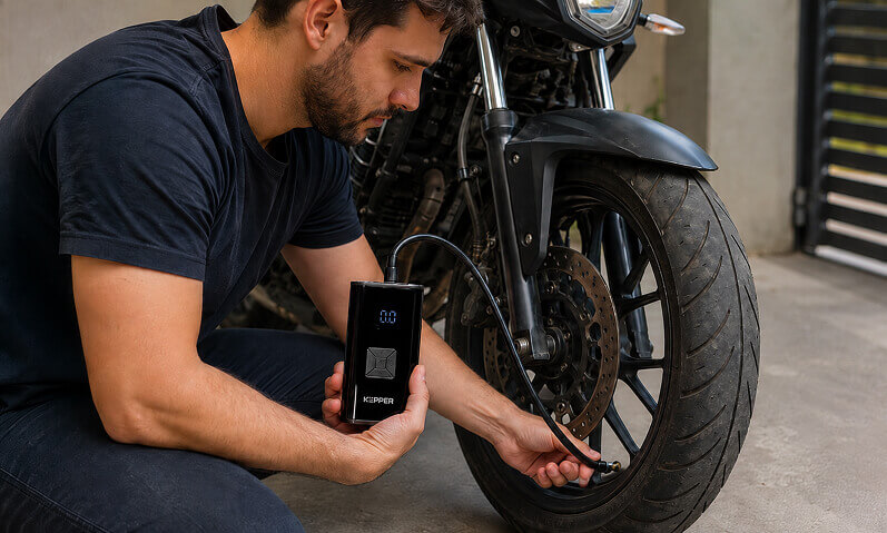 Melhor calibrador de pneus portátil para bicicleta, moto ou carro: como escolher com segurança