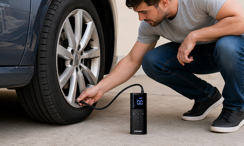 Qual o compressor ideal para encher pneu de carro?